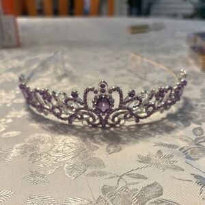 New purple rinestone tiara/crown